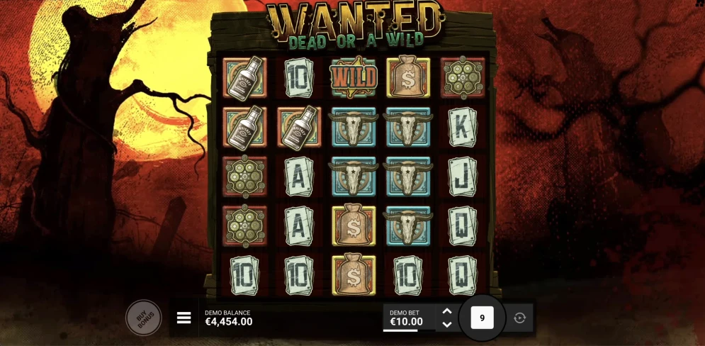 Wanted Dead Or A Wild Slot